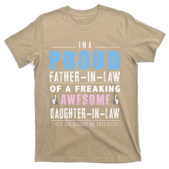 Father In Law From Daughter In Law Fathers Day T-Shirt