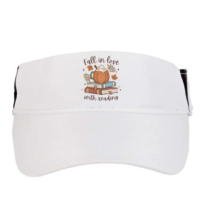 Fall In Love With Reading Teacher Autumn Adult Drive Performance Visor