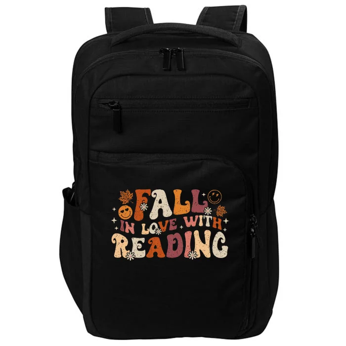 Fall In Love With Reading Autum Thanksgiving Teacher Impact Tech Backpack