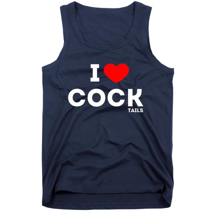 Funny I Love Cocktails Drinking Pun Gift Tank Top