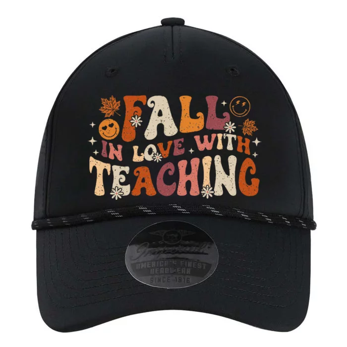 Fall In Love With Teaching Autum Thanksgiving Fall Teacher Performance The Dyno Cap