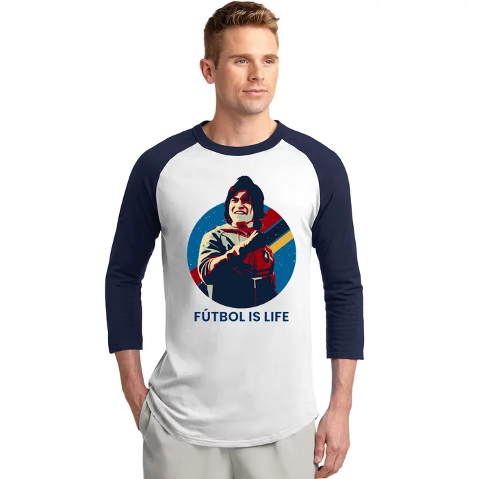 FUTBOL IS LIFE, Dani Rojas Fútbol Is Life Baseball Sleeve Shirt