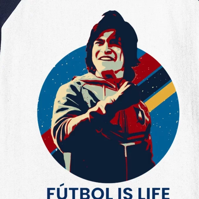 FUTBOL IS LIFE, Dani Rojas Fútbol Is Life Baseball Sleeve Shirt