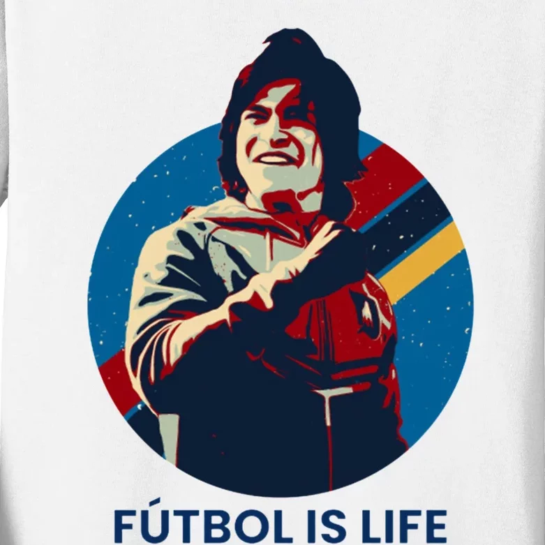 FUTBOL IS LIFE, Dani Rojas Fútbol Is Life Kids Long Sleeve Shirt