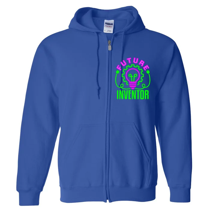 Future Inventor Love Inventing Innovator Science Stem Gift Full Zip Hoodie