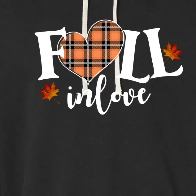 Fall In Love Cute Gift Garment-Dyed Fleece Hoodie