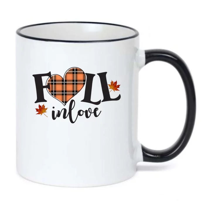 Fall In Love Cute Gift Black Color Changing Mug