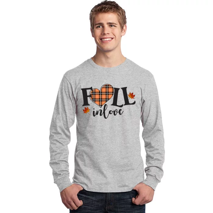 Fall In Love Cute Gift Tall Long Sleeve T-Shirt