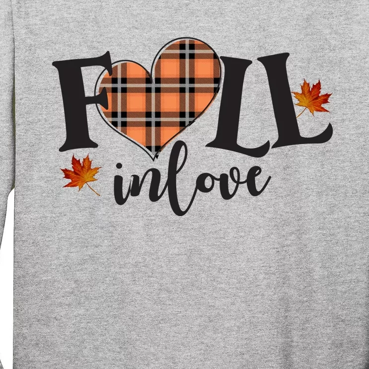 Fall In Love Cute Gift Tall Long Sleeve T-Shirt