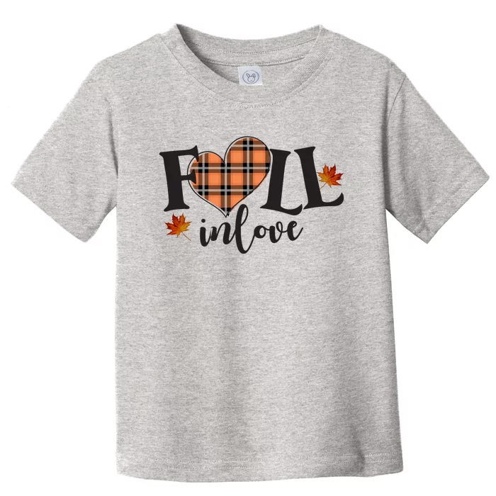 Fall In Love Cute Gift Toddler T-Shirt