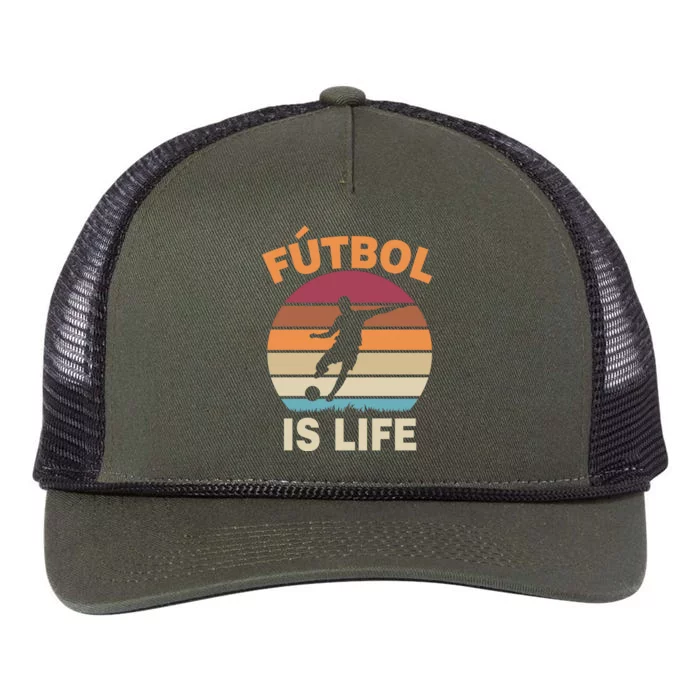 Futbol Is Life Retro Rope Trucker Hat Cap