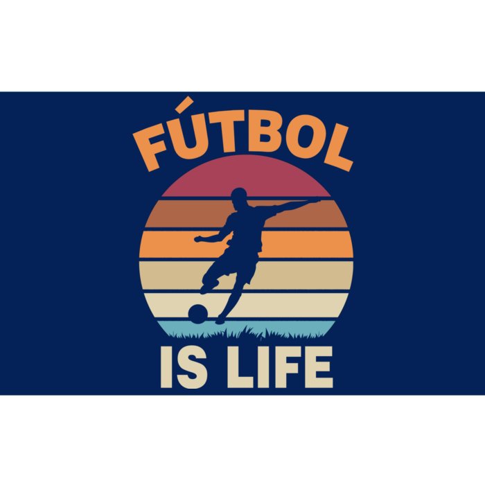 Futbol Is Life Bumper Sticker