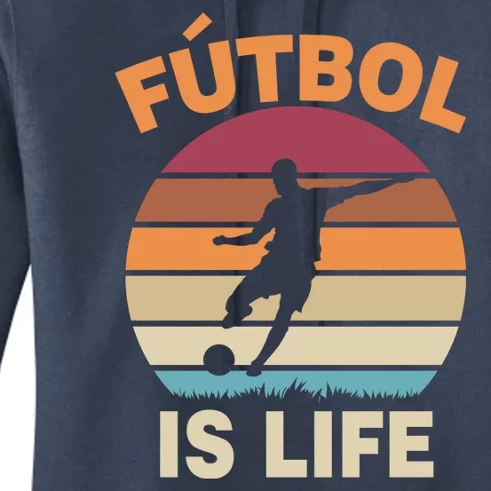 Futbol Is Life Women's Pullover Hoodie