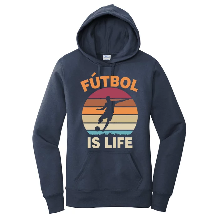 Futbol Is Life Women's Pullover Hoodie