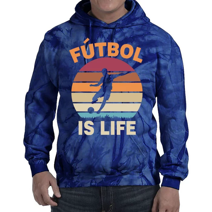 Futbol Is Life Tie Dye Hoodie