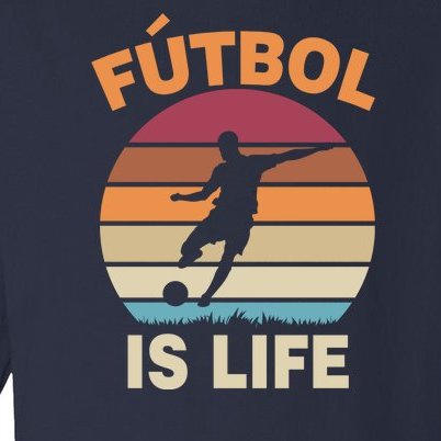 Futbol Is Life Toddler Long Sleeve Shirt