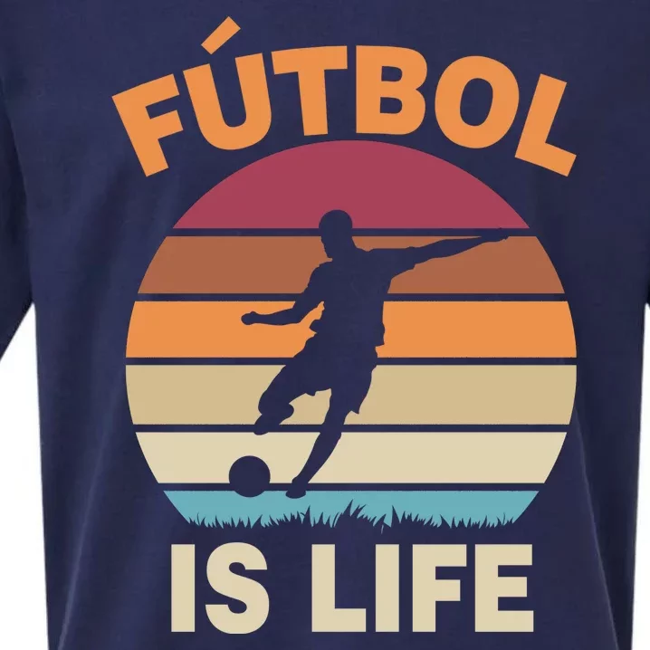 Futbol Is Life Sueded Cloud Jersey T-Shirt