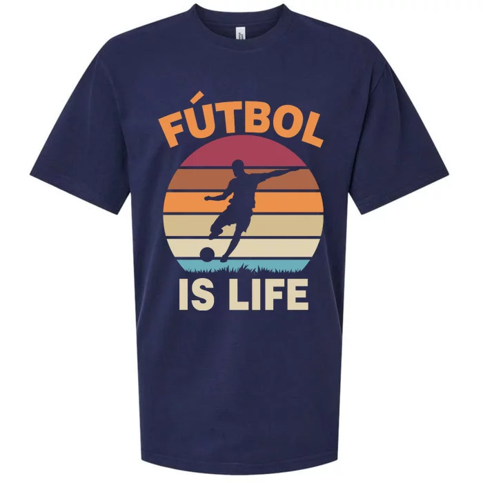 Futbol Is Life Sueded Cloud Jersey T-Shirt