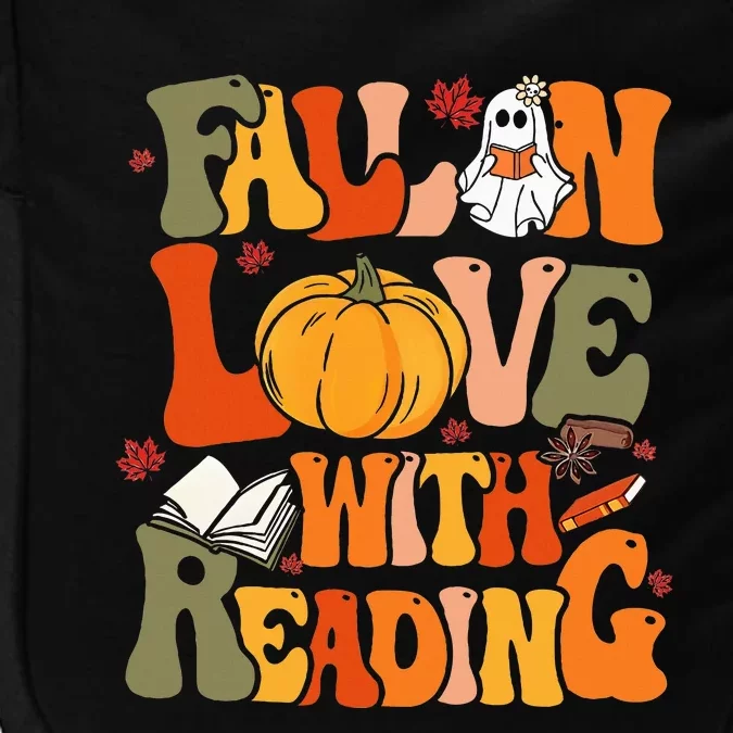 Fall In Love With Reading Book Autumn Pumpkins And Teachers Impact Tech Backpack