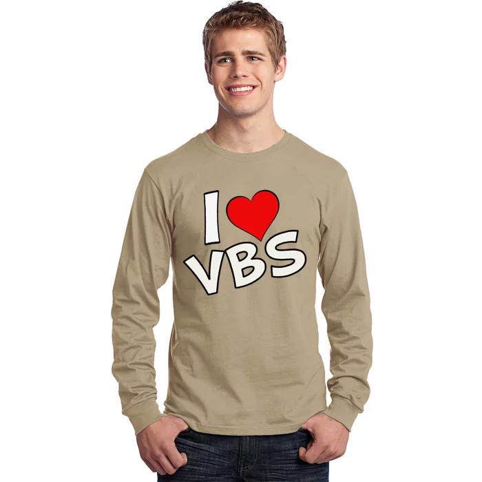 Funny I Love Vbs 2024 Vacation Bible School Archeology Long Sleeve Shirt