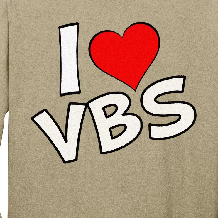 Funny I Love Vbs 2024 Vacation Bible School Archeology Long Sleeve Shirt