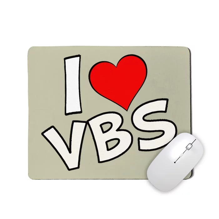 Funny I Love Vbs 2024 Vacation Bible School Archeology Mousepad