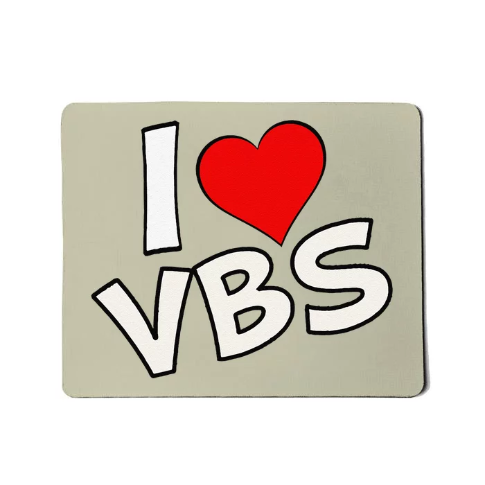 Funny I Love Vbs 2024 Vacation Bible School Archeology Mousepad