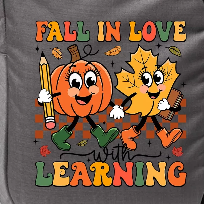 Fall In Love With Learning Thanksgiving Teacher Student Impact Tech Backpack