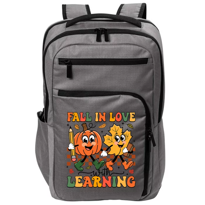 Fall In Love With Learning Thanksgiving Teacher Student Impact Tech Backpack