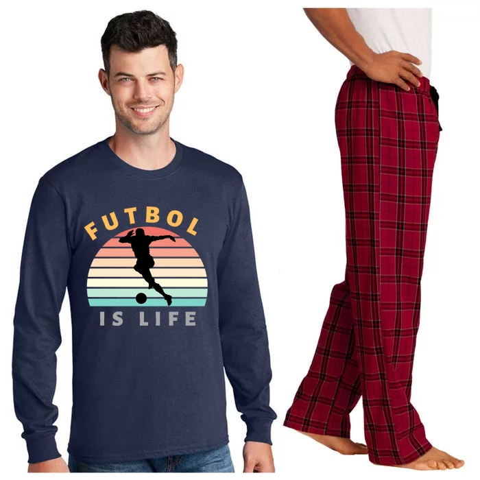 Futbol Is Life Long Sleeve Pajama Set