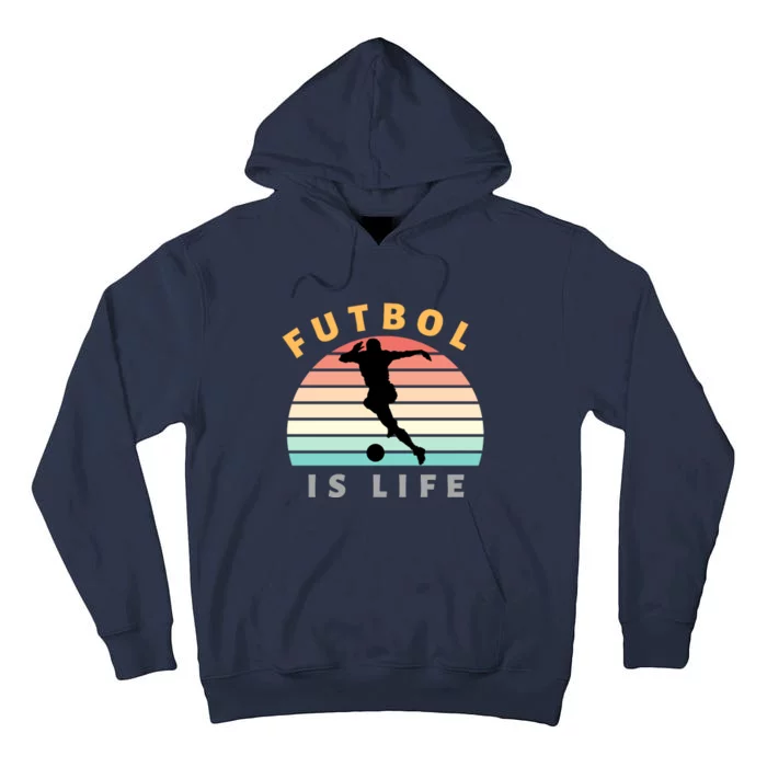 Futbol Is Life Tall Hoodie