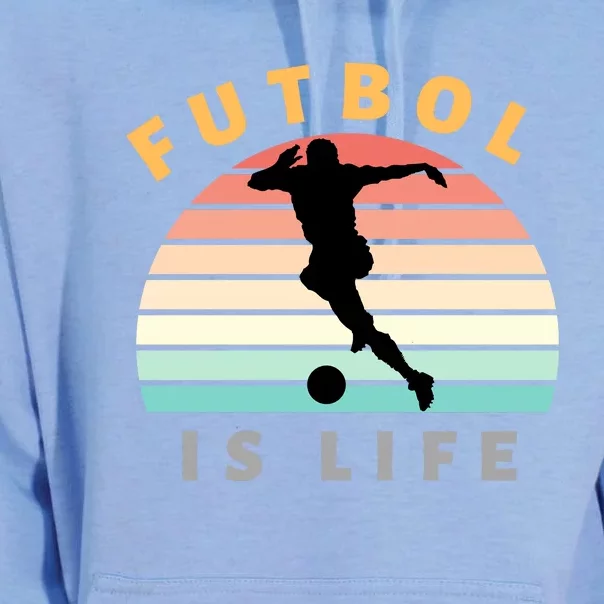 Futbol Is Life Unisex Surf Hoodie