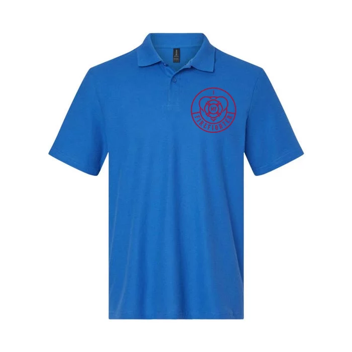 Firefighter I Love My Firefighter Gift Softstyle Adult Sport Polo