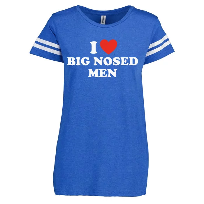 Funny I Love Big Nosed Enza Ladies Jersey Football T-Shirt