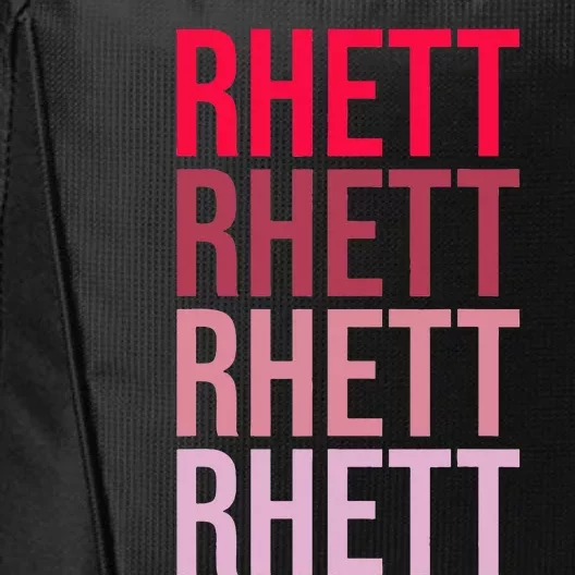 Funny I Love Rhett First Name Rhett City Backpack