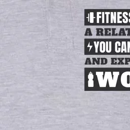 Fitness Is Like A Relationship You Can't Cheat Motivational Softstyle Adult Sport Polo