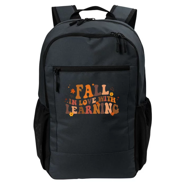 Fall In Love With Learning Fall Teacher Thanksgiving Retro Daily Commute Backpack