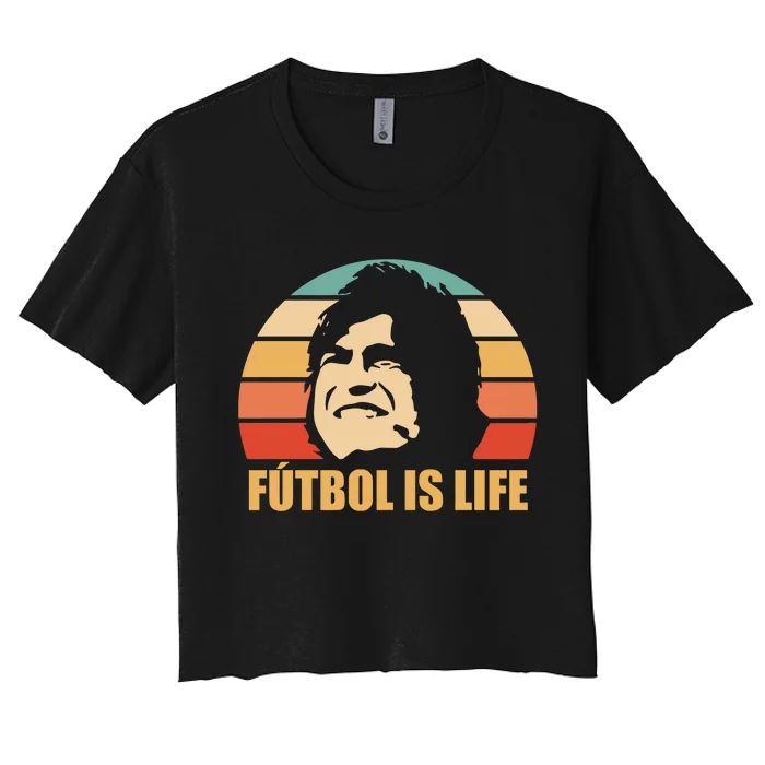 Futbol Is Life Dani Rojas FúTbol Is Life Women's Crop Top Tee