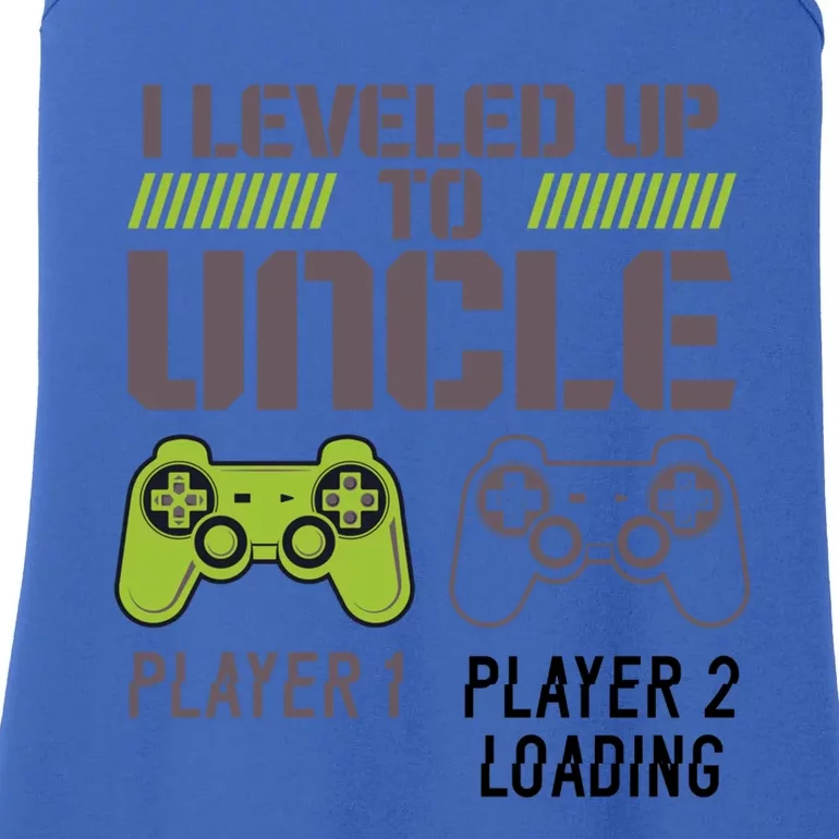 Funny I Leveled Up To Uncle New Uncle Gaming Gamer Cute Gift Cute Gift Ladies Essential Tank