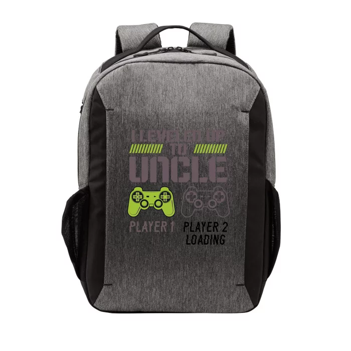 Funny I Leveled Up To Uncle New Uncle Gaming Gamer Cute Gift Cute Gift Vector Backpack