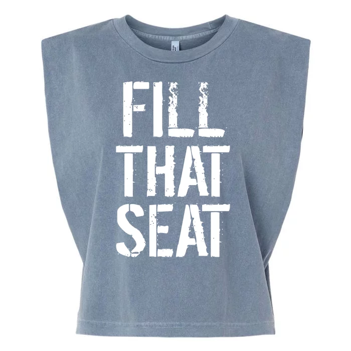 Fill That Seat Pro Trump Garment-Dyed Women's Muscle Tee