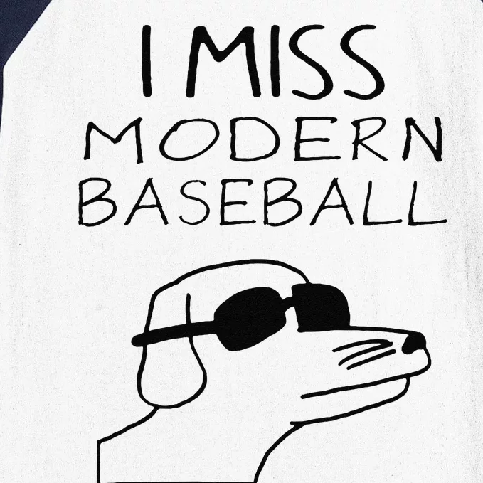 Funny I Miss Modern Baseball Funny Dog Sport Lover Gift Baseball Sleeve Shirt