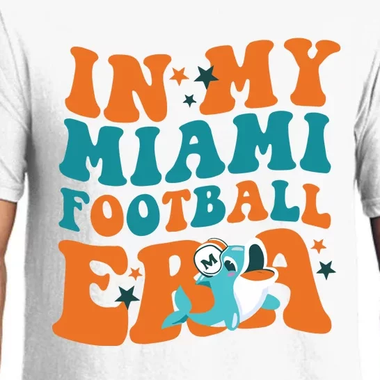 Football In My Miami Football Era Pajama Set