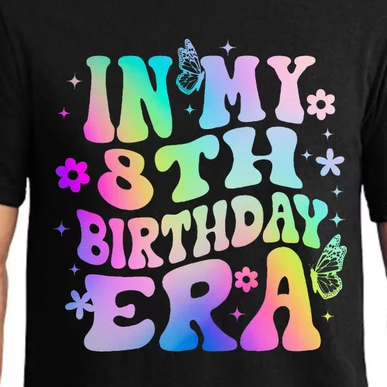 Funny In My 8th Birthday Era 8 Years Birthday Pajama Set