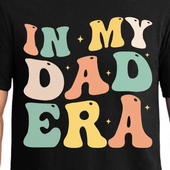 Funny In My Dad Era Lover Groovy Retro Daddy Fathers Day Pajama Set