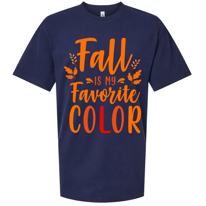 Fall Is My Favorite Color Sueded Cloud Jersey T-Shirt