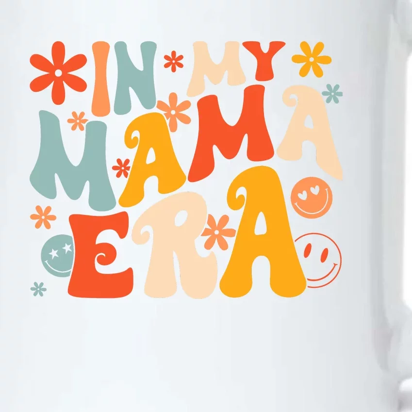 Funny In My Mama Era Lover Groovy Retro Mom Mothers Day Black Color Changing Mug