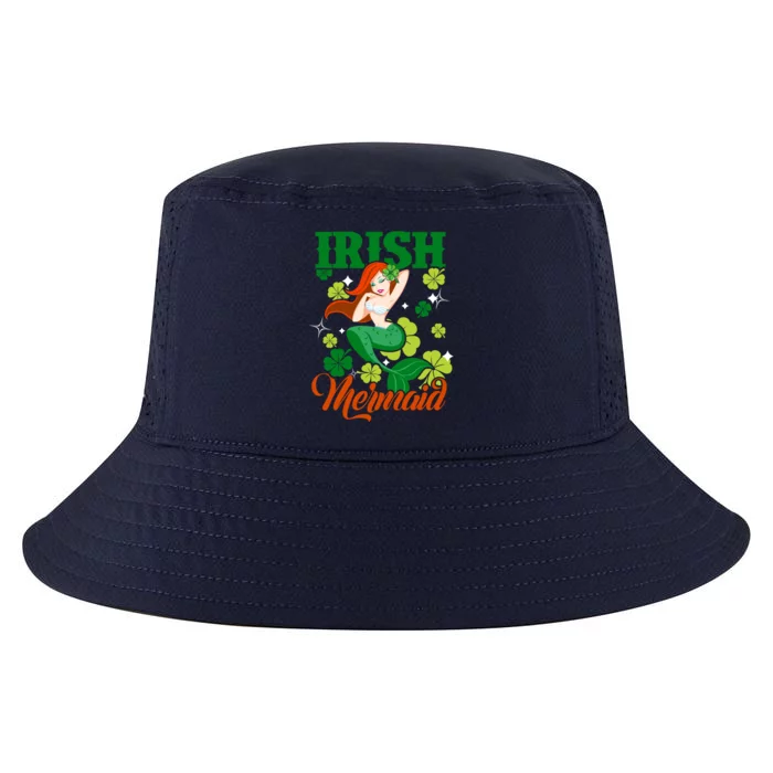 Funny Irish Mermaid St Patrick Day Gift Who Lover Mermaid Cute Gift Cool Comfort Performance Bucket Hat