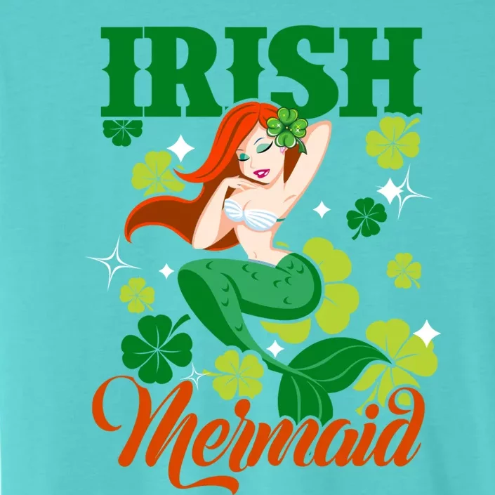 Funny Irish Mermaid St Patrick Day Gift Who Lover Mermaid Cute Gift ChromaSoft Performance T-Shirt