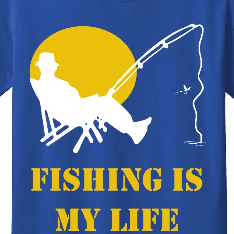 Fishing Is My Life Gift Kids T-Shirt